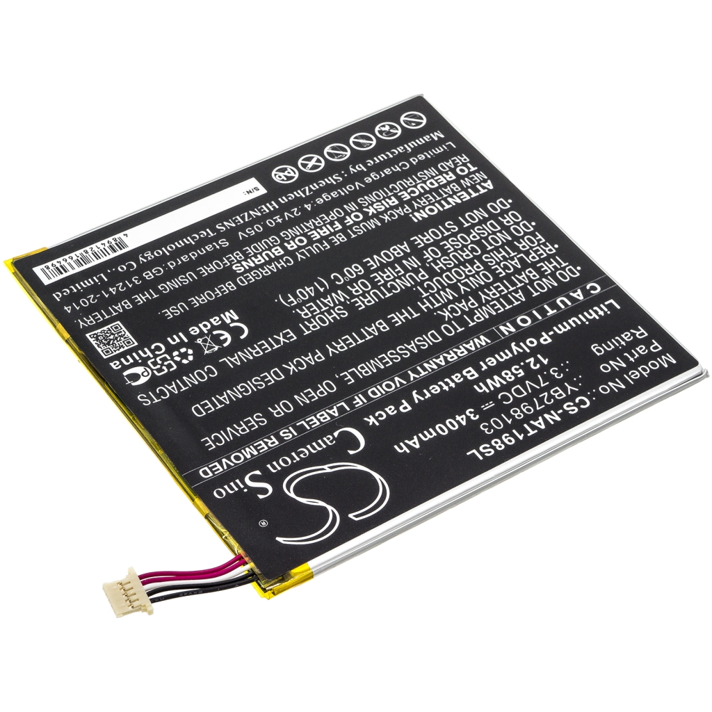 Tablet Battery Onn CS-NAT198SL