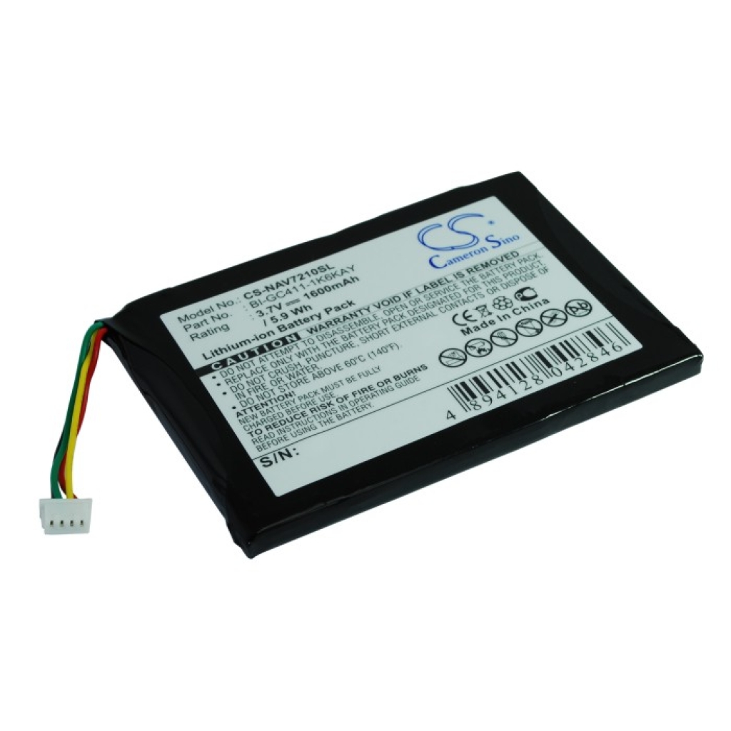 Sostituzione della batteria compatibile per Navigon BI-GC411-1K6KAY