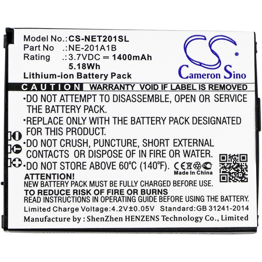 Batterie Sostituisce NE-201A1B