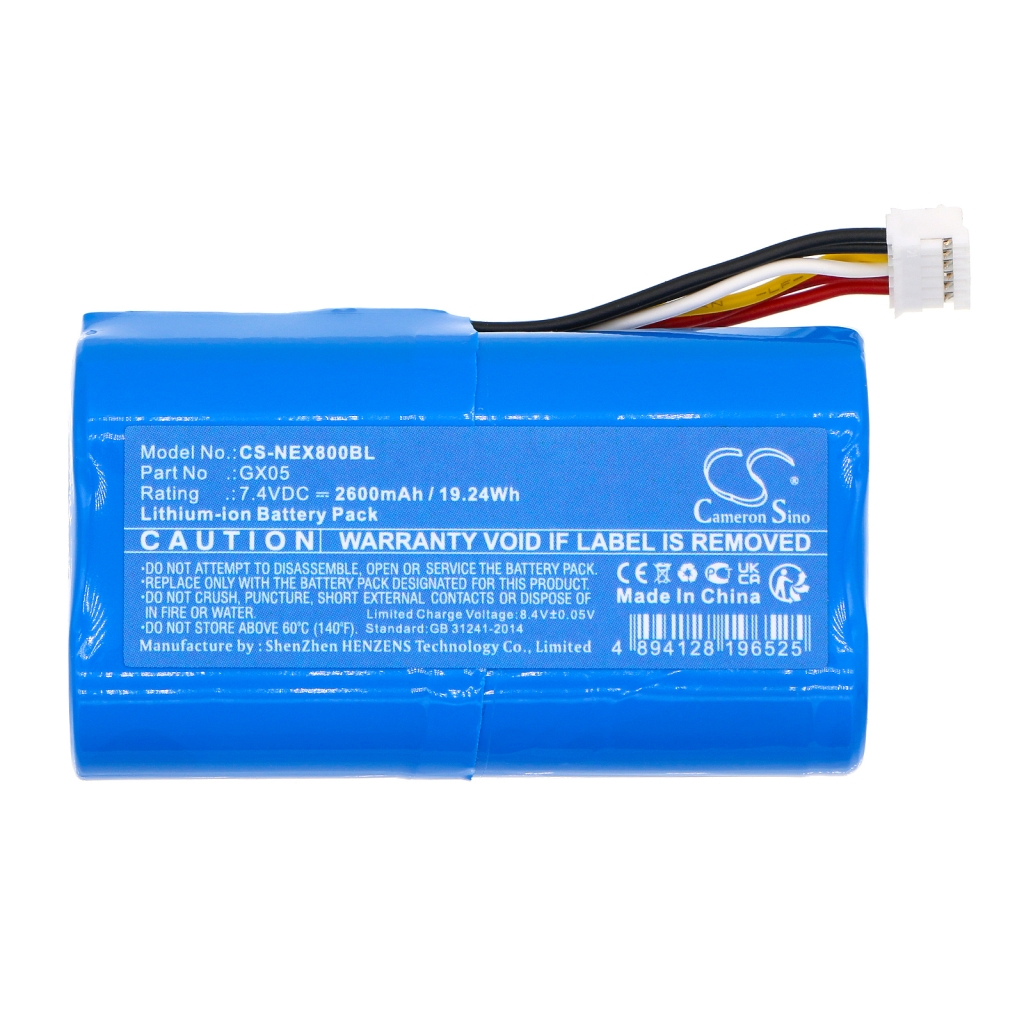 Sostituzione della batteria compatibile per Dejavoo GX05,WHB02-2600 (6 PIN)