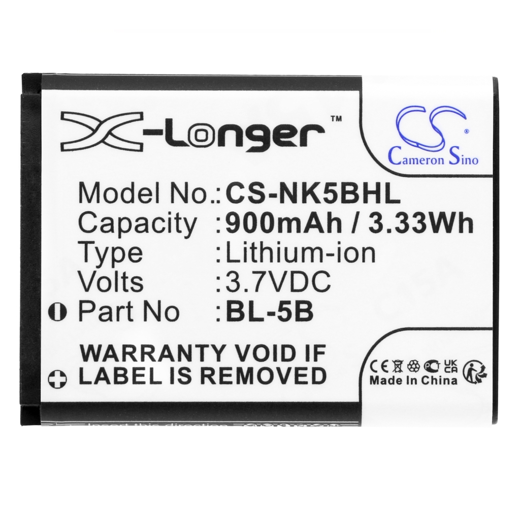 Batteria del telefono cellulare Mustang CS-NK5BHL