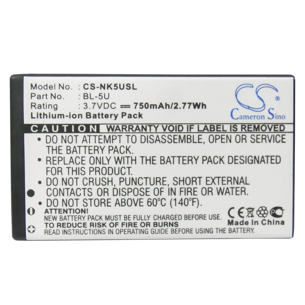 Battery Replaces BL-5U