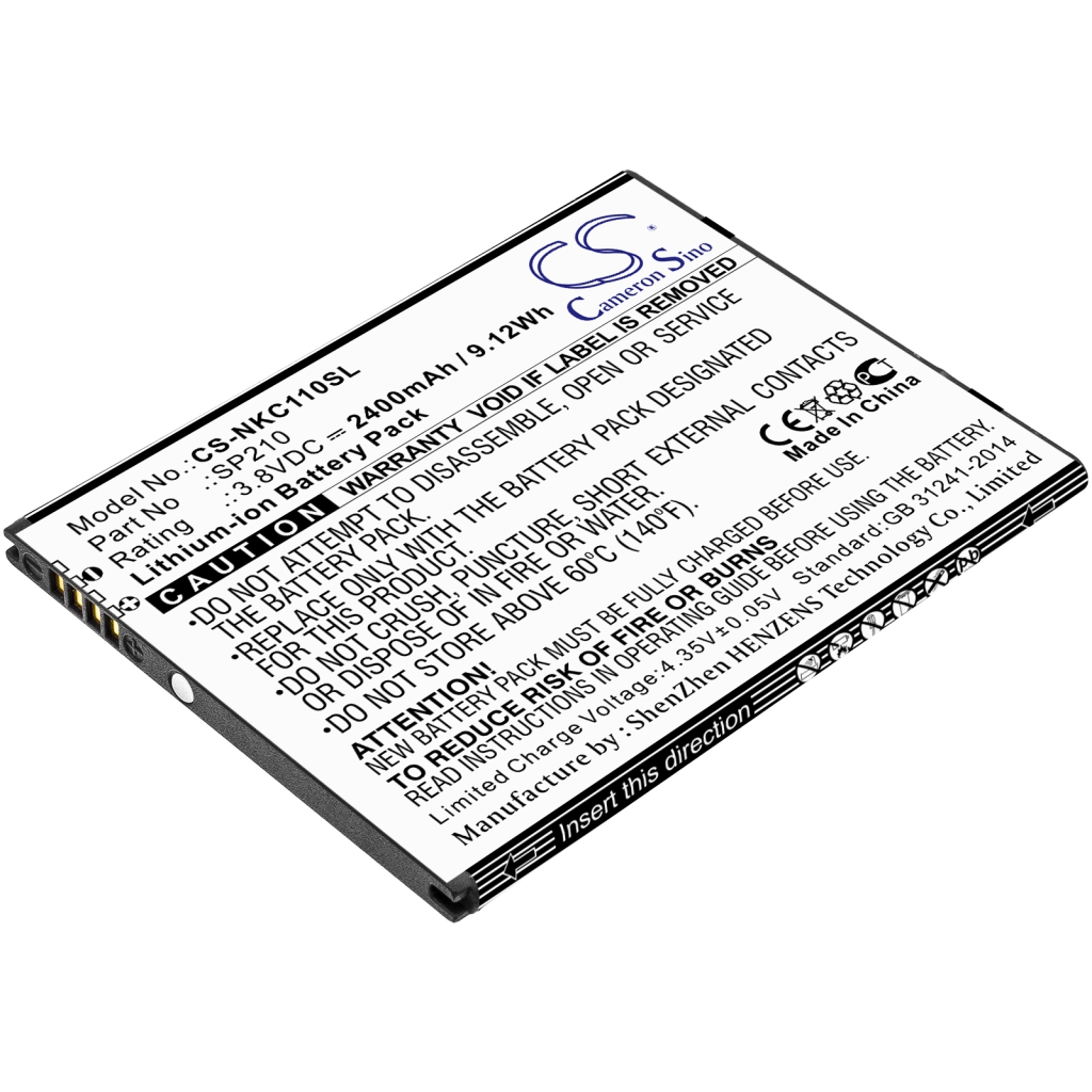 Batterie Sostituisce SP210