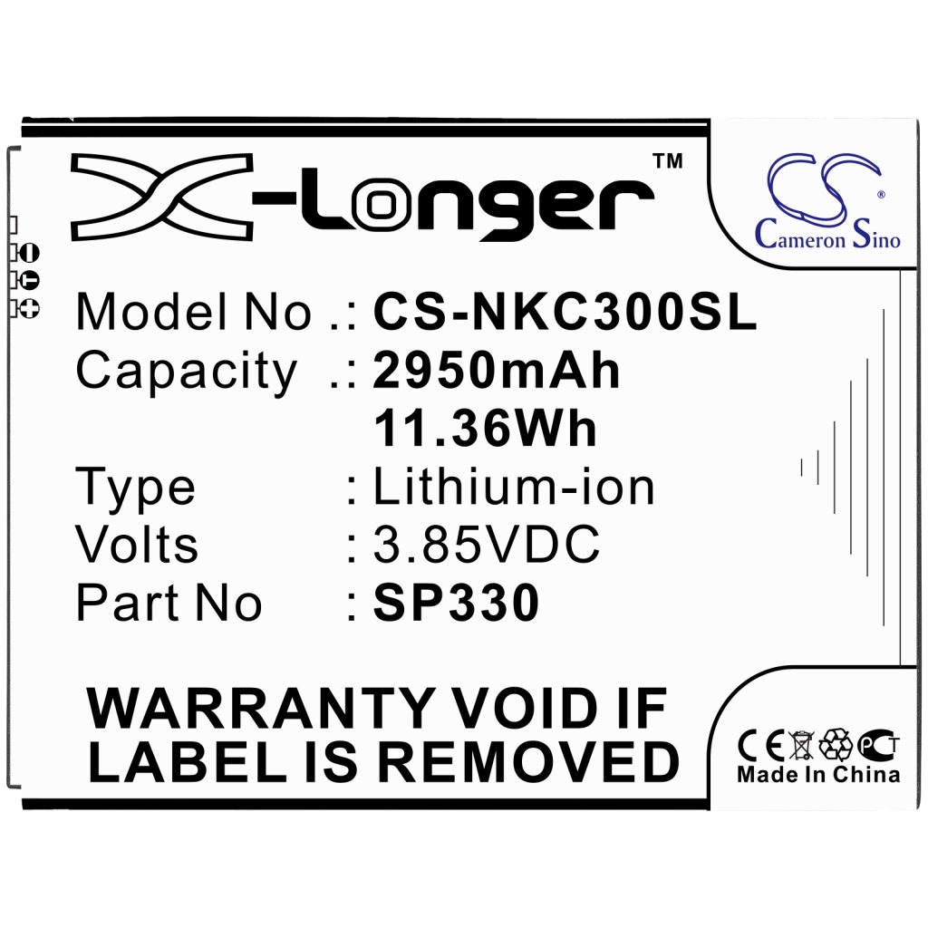 Batterie Sostituisce SP330