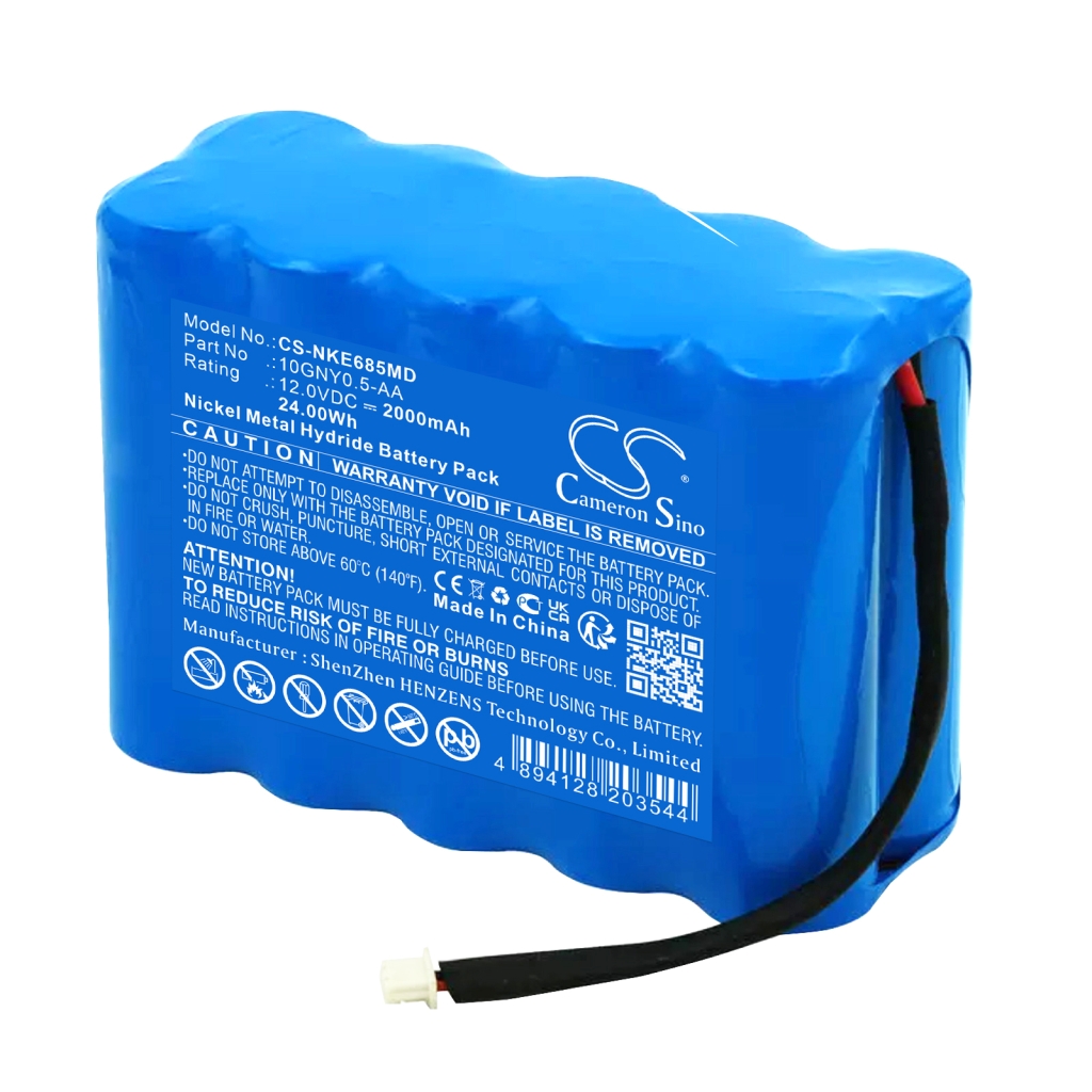 Sostituzione della batteria compatibile per Nihon Kohden 10GNY0.5-AA