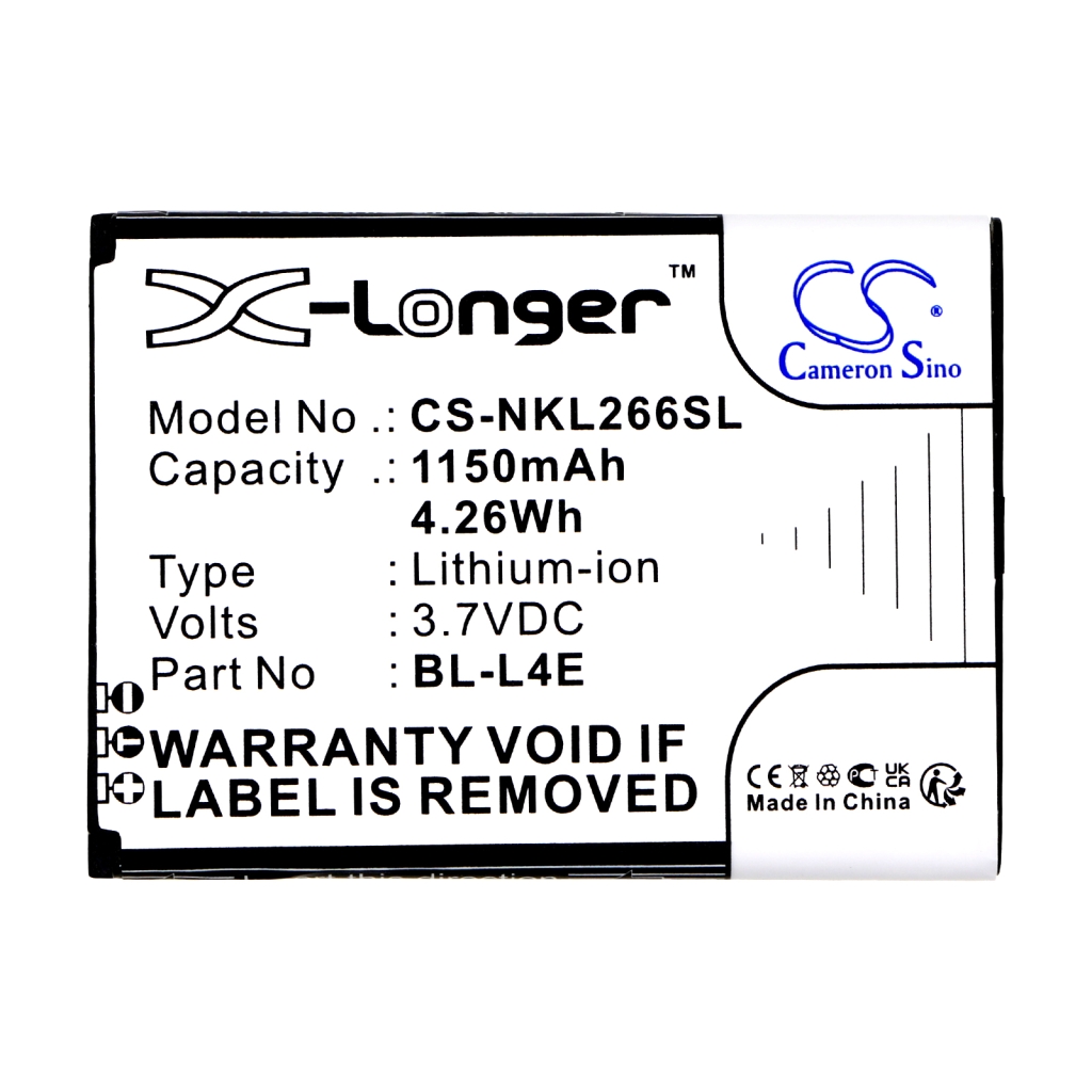 Batterie Sostituisce BL-L4E