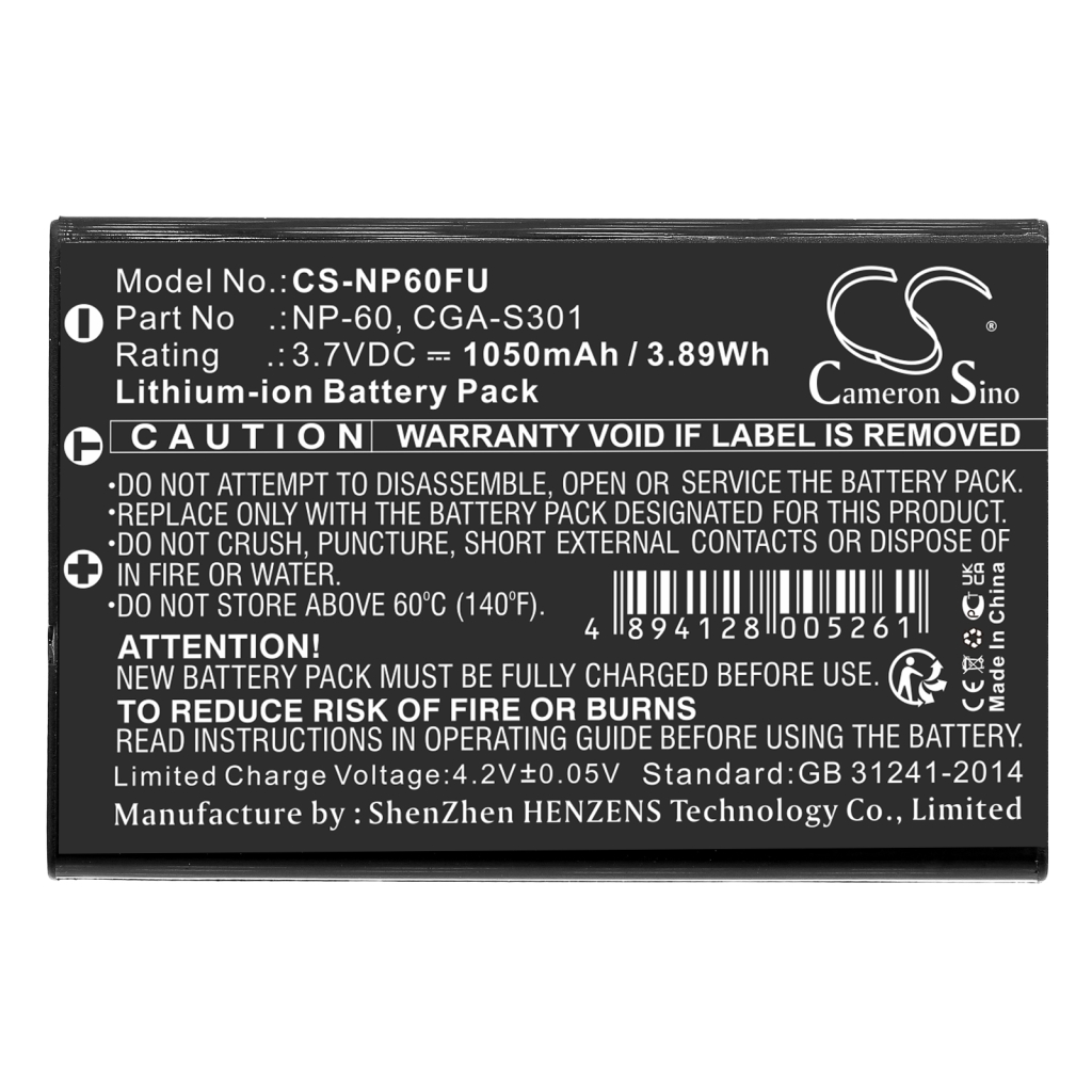 Batterie Sostituisce 02491-0017-00