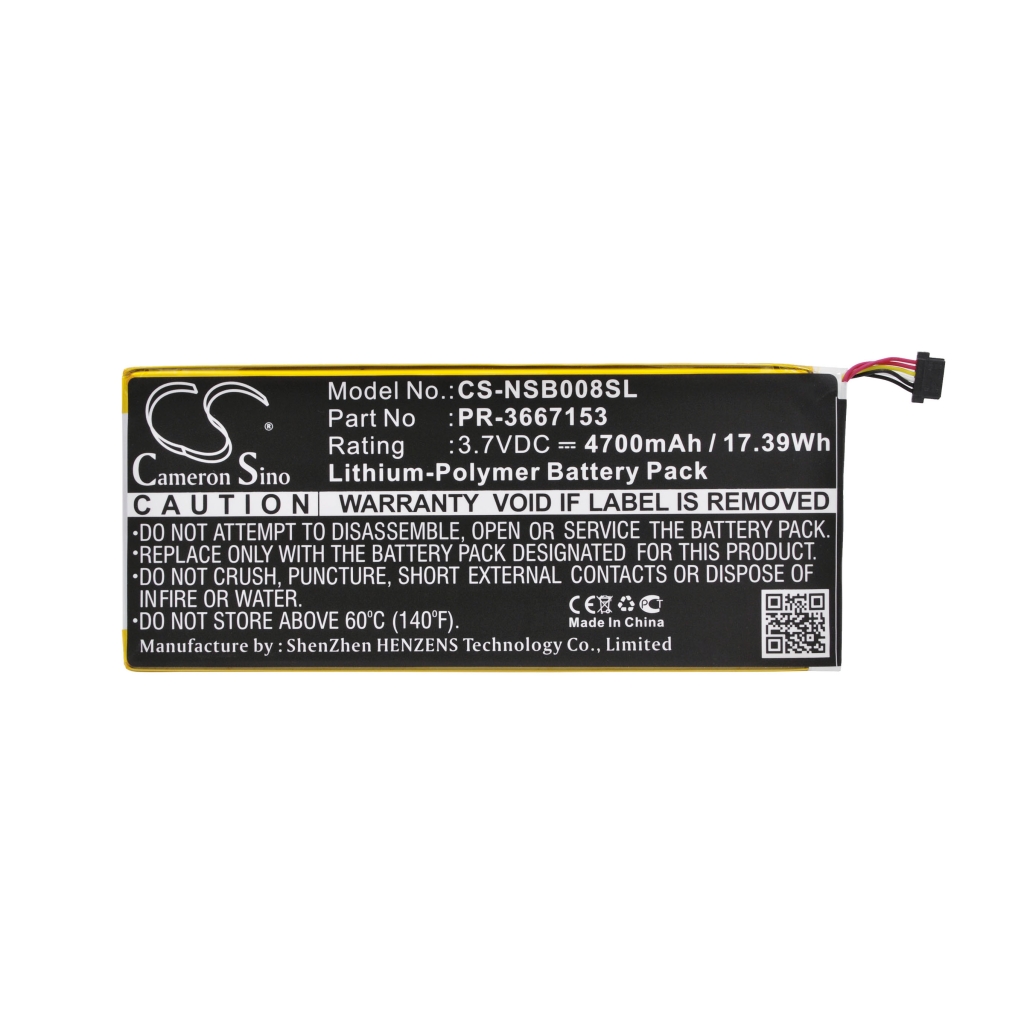 Tablet Battery Nabi CS-NSB008SL