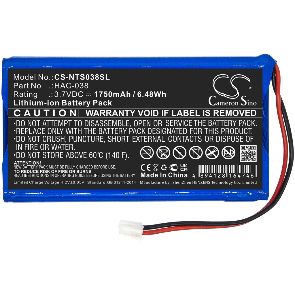 Game, PSP, NDS Battery Nintendo CS-NTS038SL