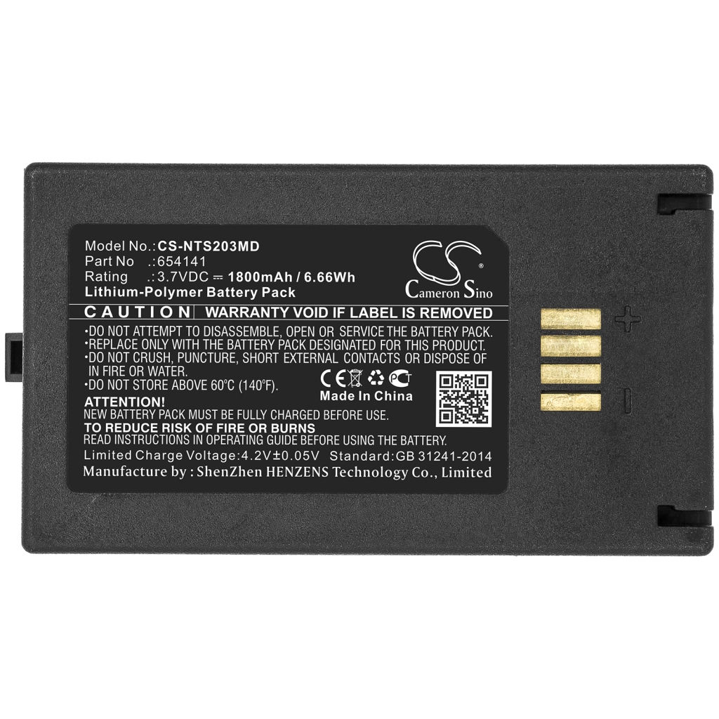 Compatible battery replacement for Nova 654141