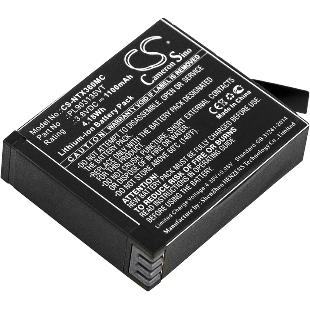 Camera Battery Insta360 CS-NTX360MC