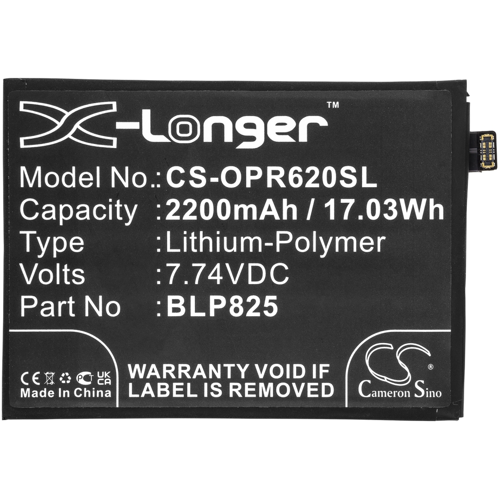 Batterie Batteria del telefono cellulare CS-OPR620SL