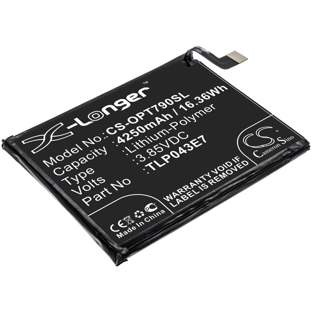 Batteria del telefono cellulare Alcatel T790S (CS-OPT790SL)