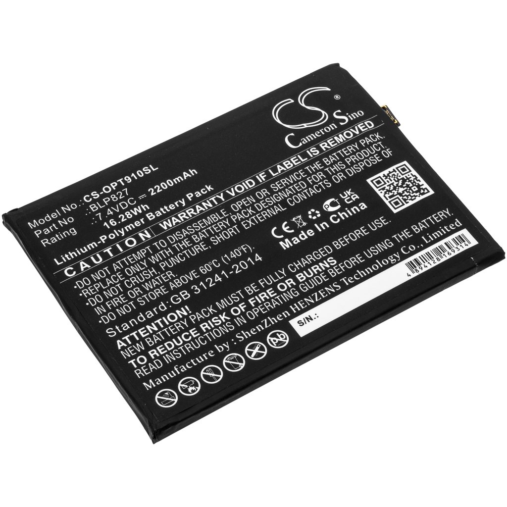 Batteria del telefono cellulare Oneplus 9 Pro 5G (CS-OPT910SL)