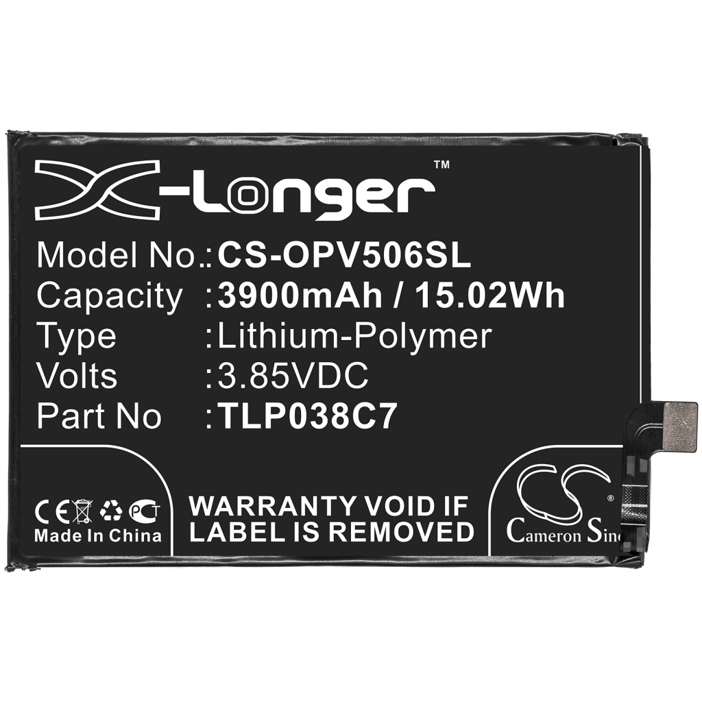 Batterie Sostituisce TLP038C7