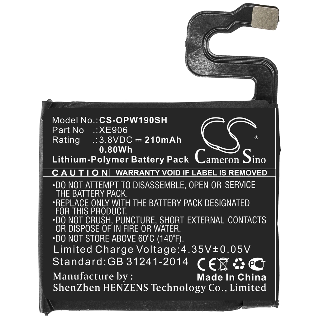 Battery Replaces XE906