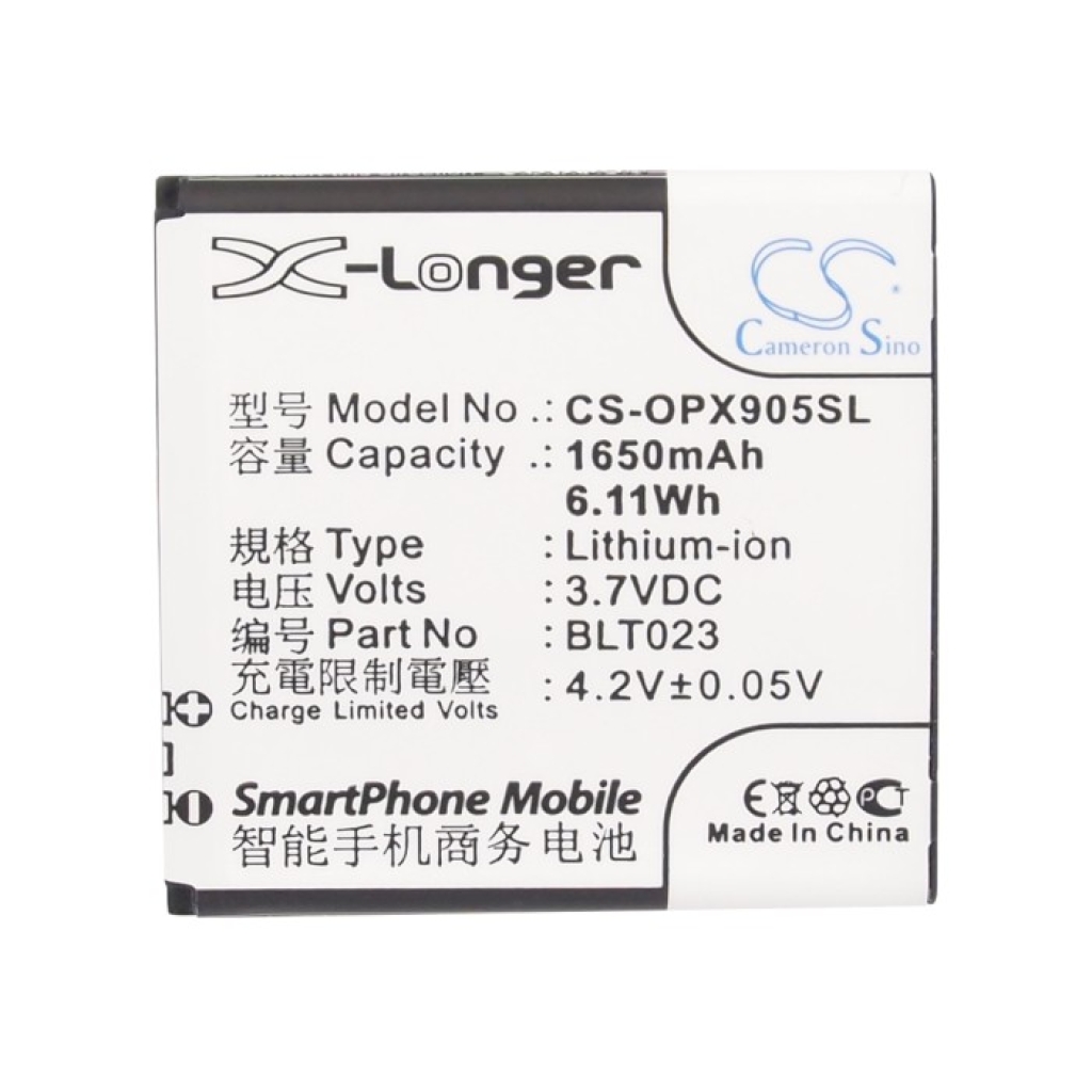 Batteria del telefono cellulare OPPO R811