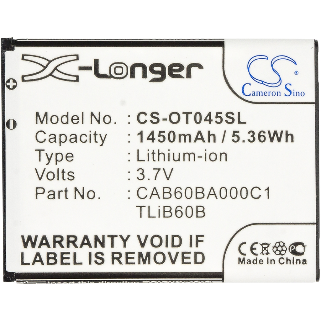 Batterie Sostituisce CAB60BA000C1