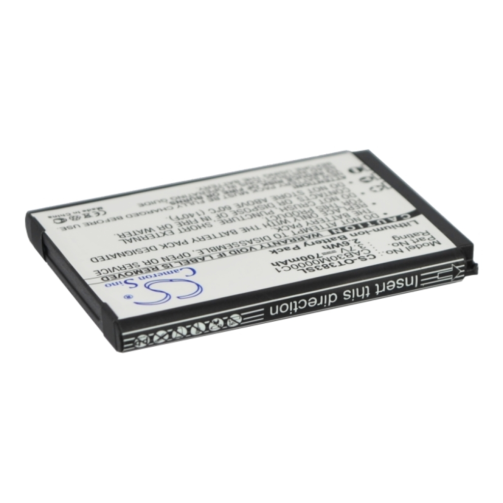 Batteria del telefono cellulare Alcatel OT-217 (CS-OT383SL)