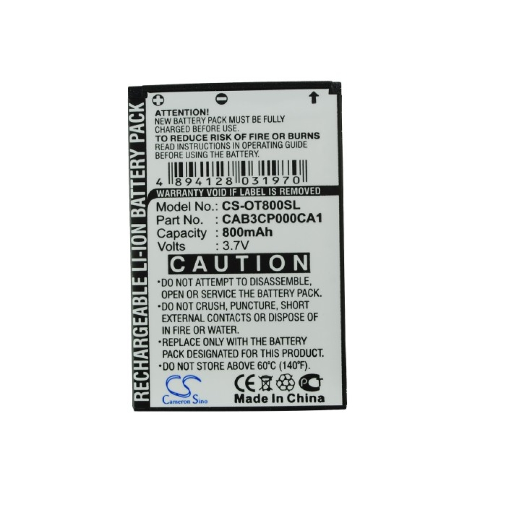 Batteria del telefono cellulare TCL Q3