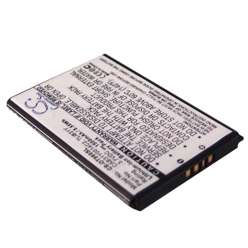 Batteria del telefono cellulare Alcatel One Touch 960C