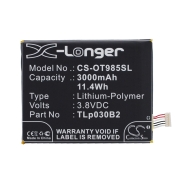 CS-OT985SL<br />Batteries for   replaces battery TLp030B2