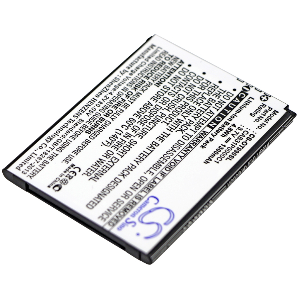 Batteria del telefono cellulare Alcatel CS-OT990SL