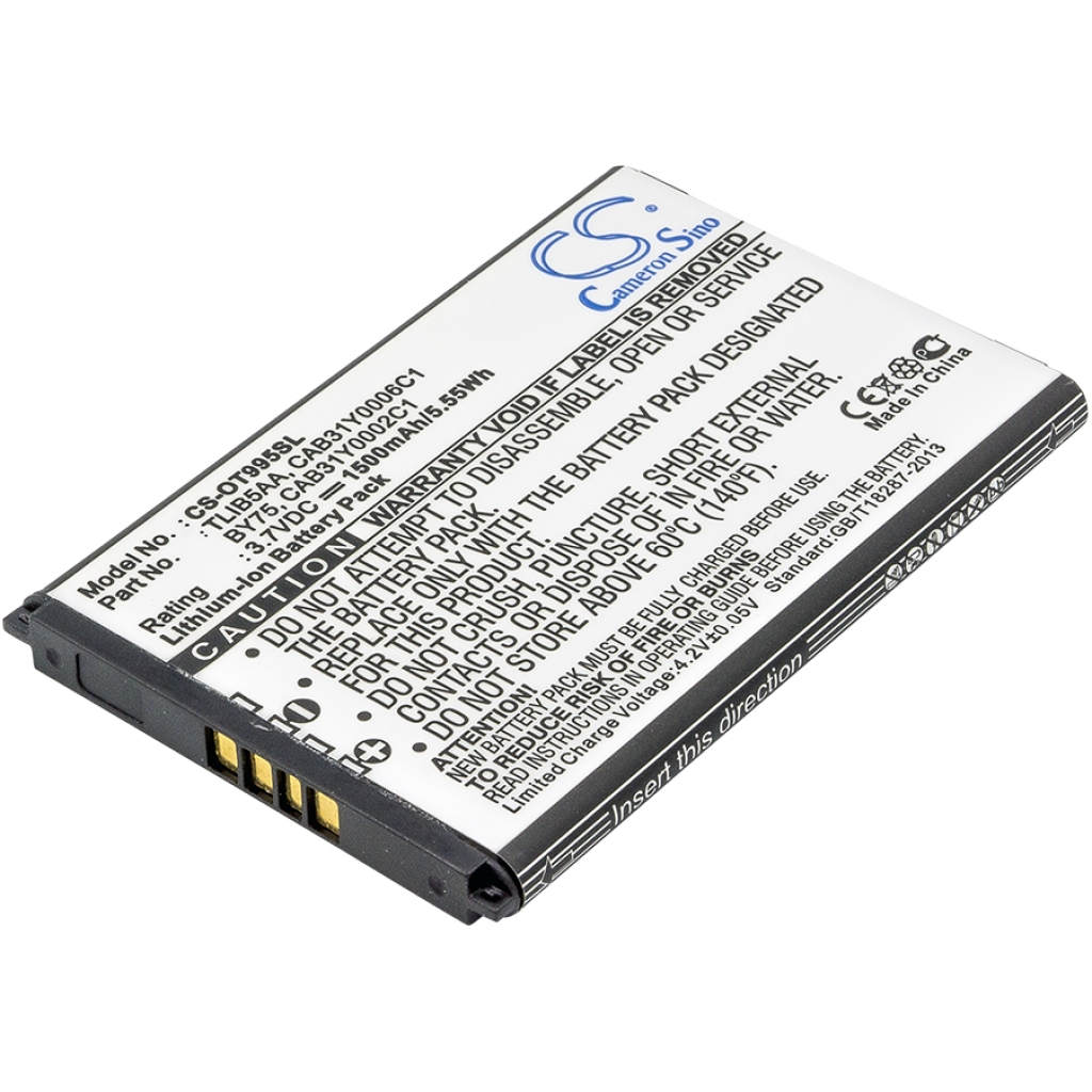 Batteria del telefono cellulare SFR CS-OT995SL