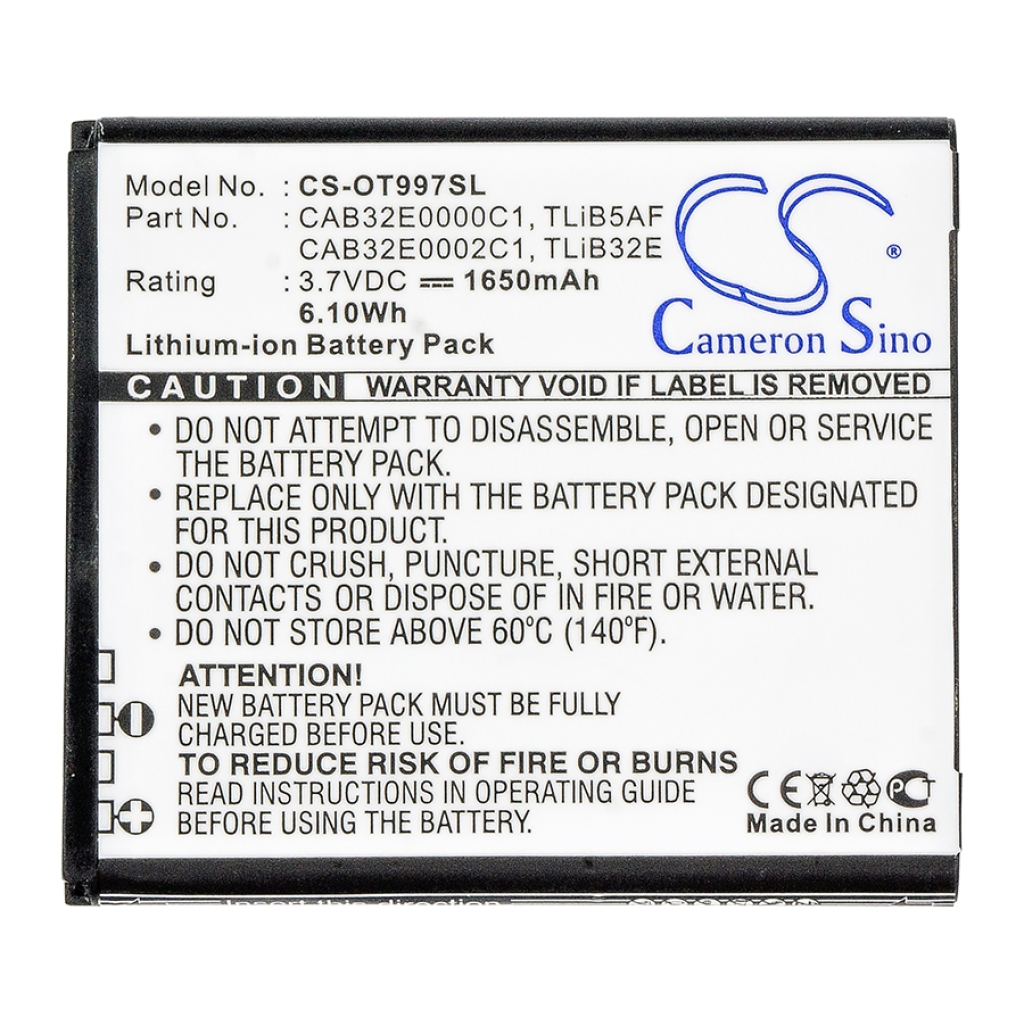 Mobile Phone Battery TCL MW40CJ