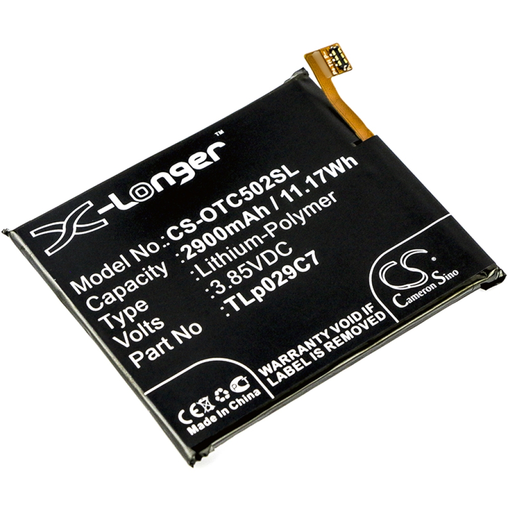 Sostituzione della batteria compatibile per Alcatel TLP029C7