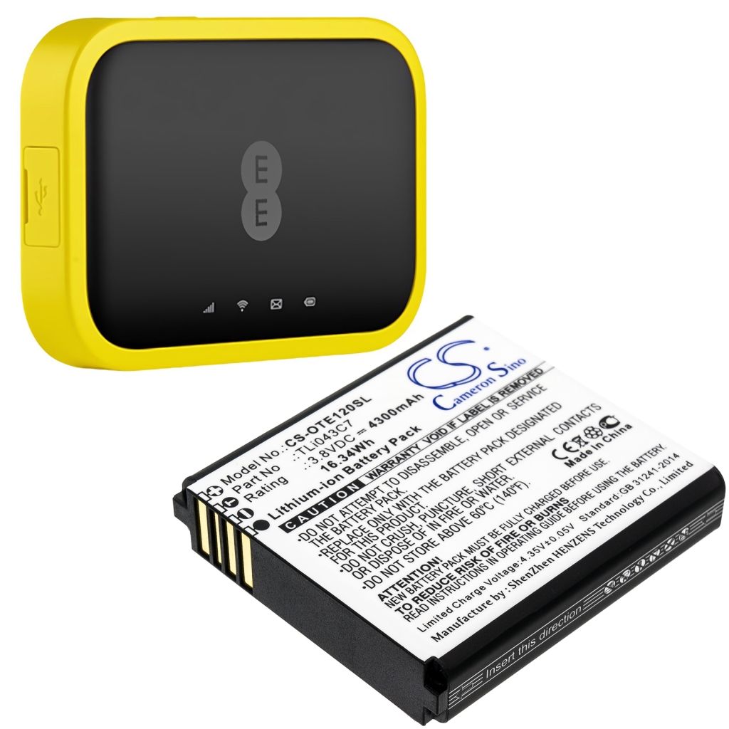 Batteria hotspot Alcatel CS-OTE120SL