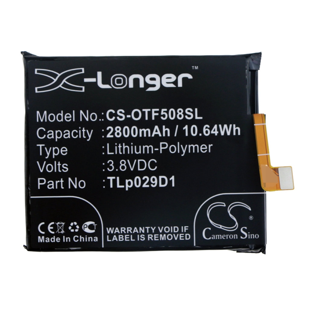 Batteria del telefono cellulare Alcatel 3L (CS-OTF508SL)