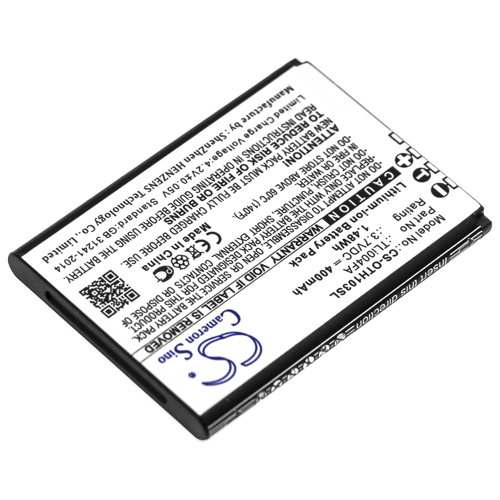 Batteria del telefono cellulare Alcatel OT-1013X (CS-OTH103SL)