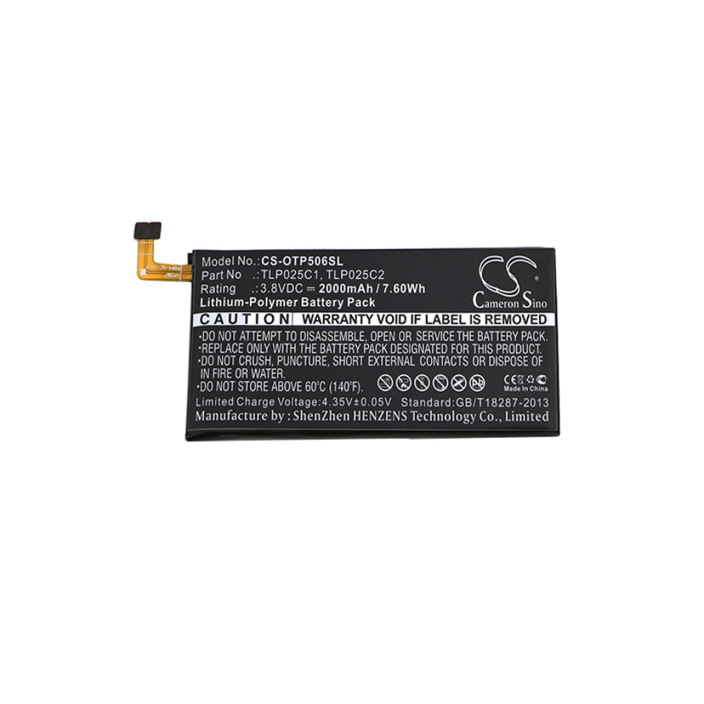 Batteria del telefono cellulare Alcatel OT-6145K