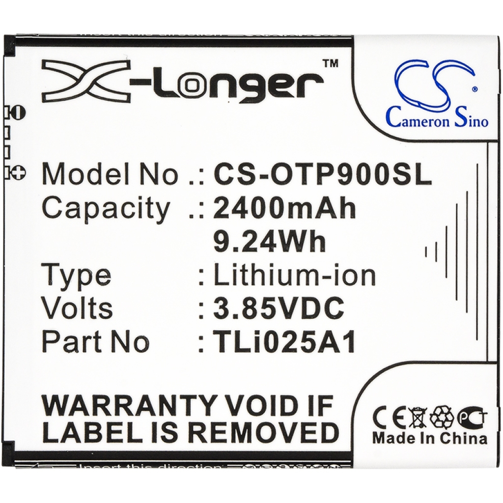 Batteria del telefono cellulare Alcatel OT-9001A