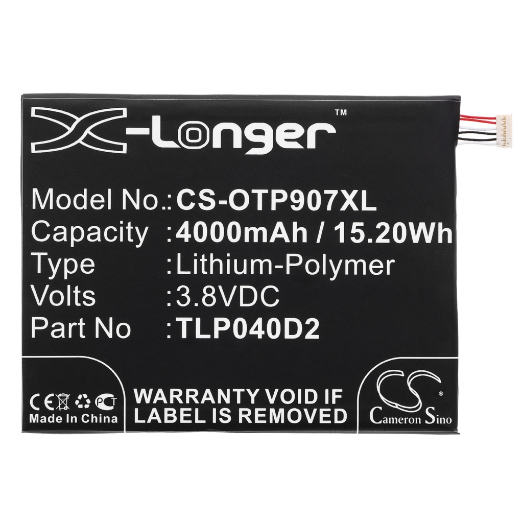 Batterie Sostituisce TLP040D2