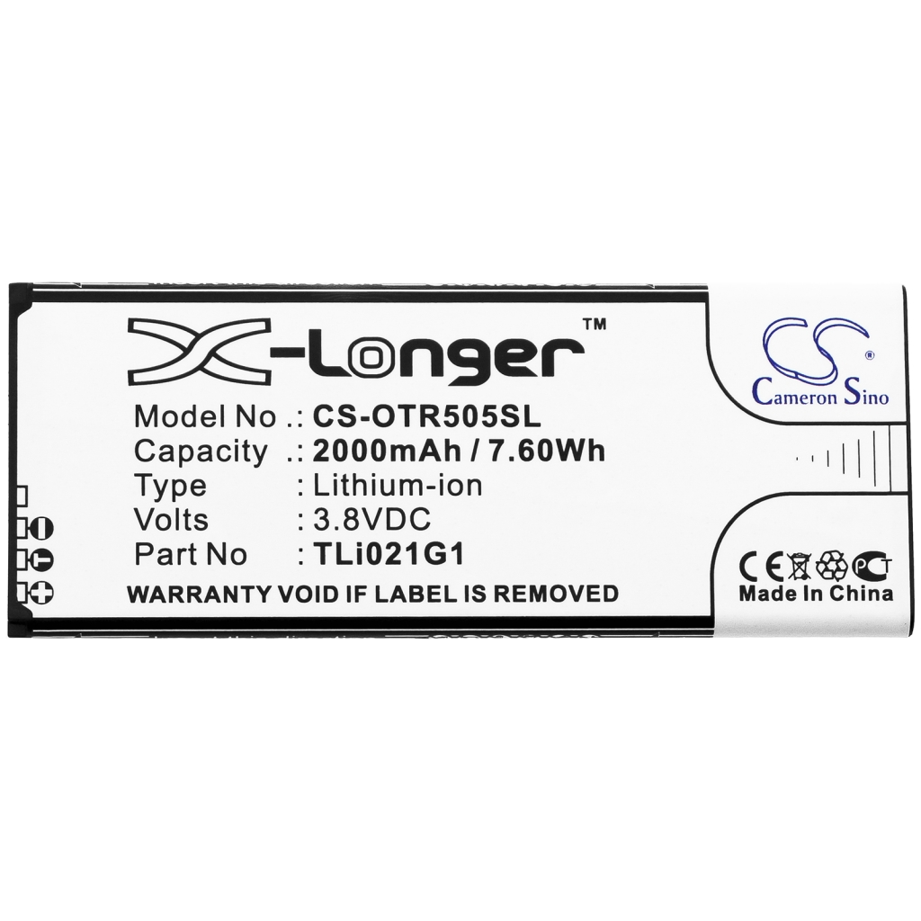 Battery Replaces TLi021G1