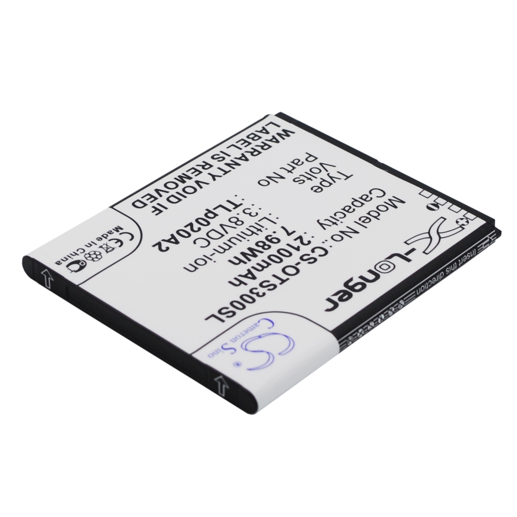 Batteria del telefono cellulare Alcatel OT-5050S (CS-OTS300SL)