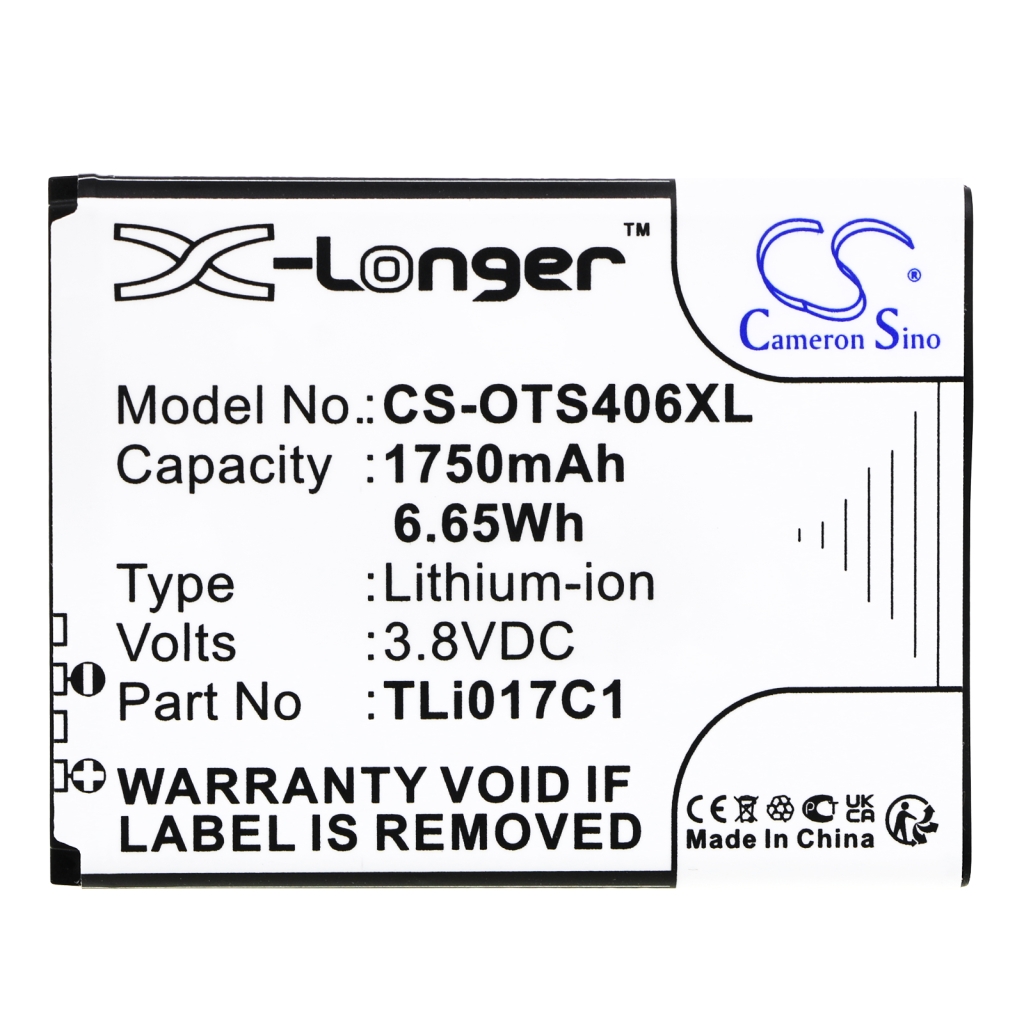 Batteria del telefono cellulare TCL 4056L (CS-OTS406XL)