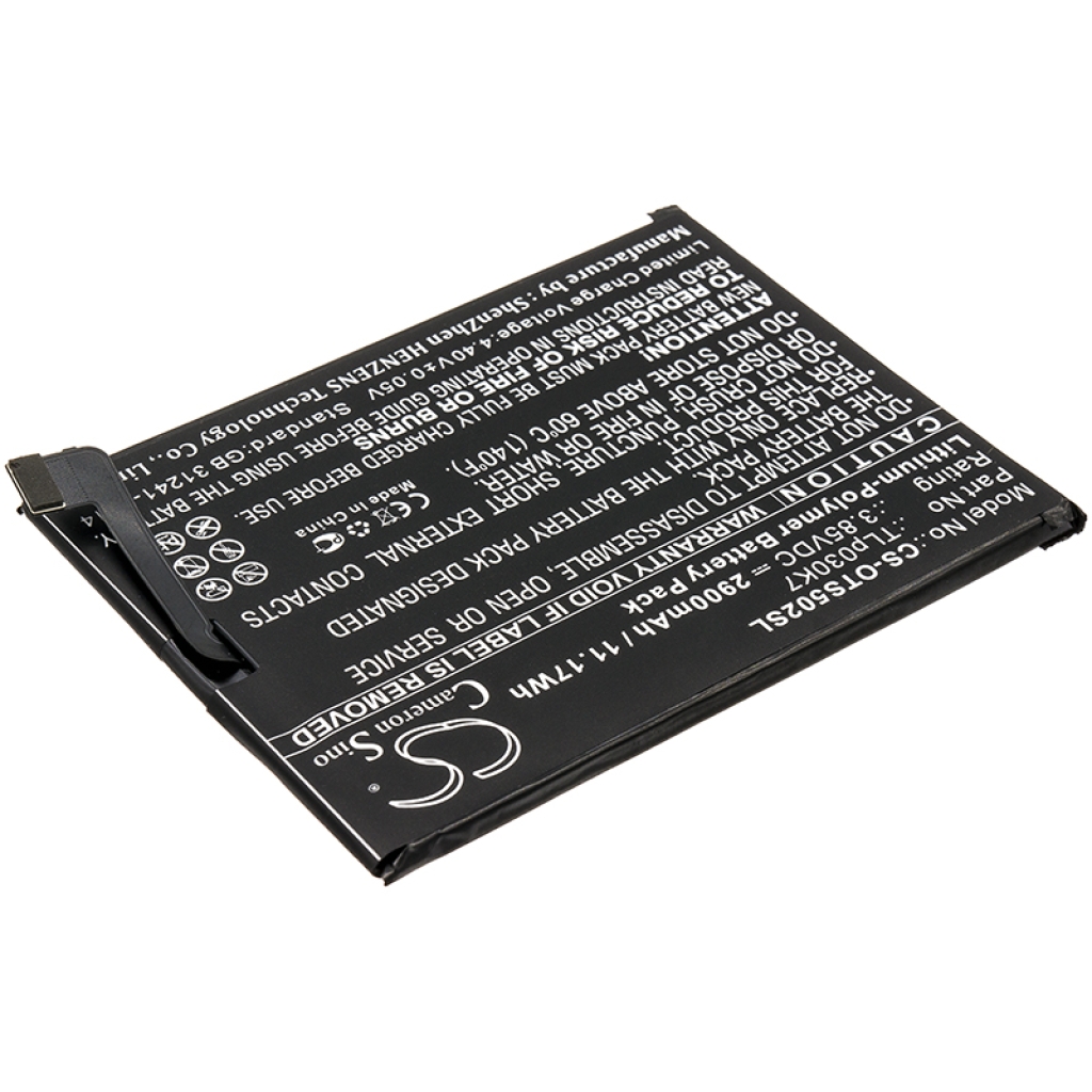 Batteria del telefono cellulare Alcatel OT-5024D (CS-OTS502SL)