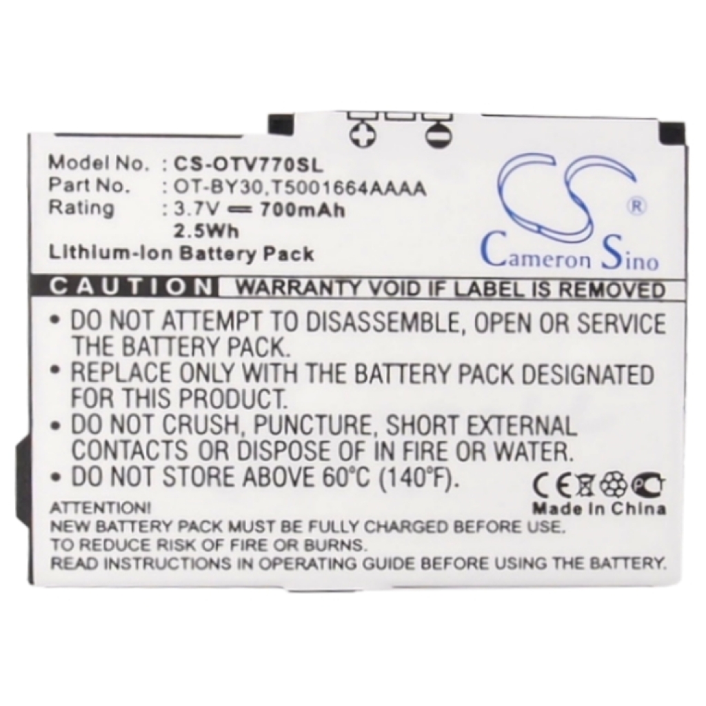 Battery Replaces T5001664AAAA