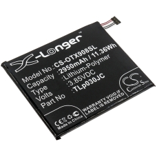 Sostituzione della batteria compatibile per Alcatel CAC3000034CC,TLP030JC