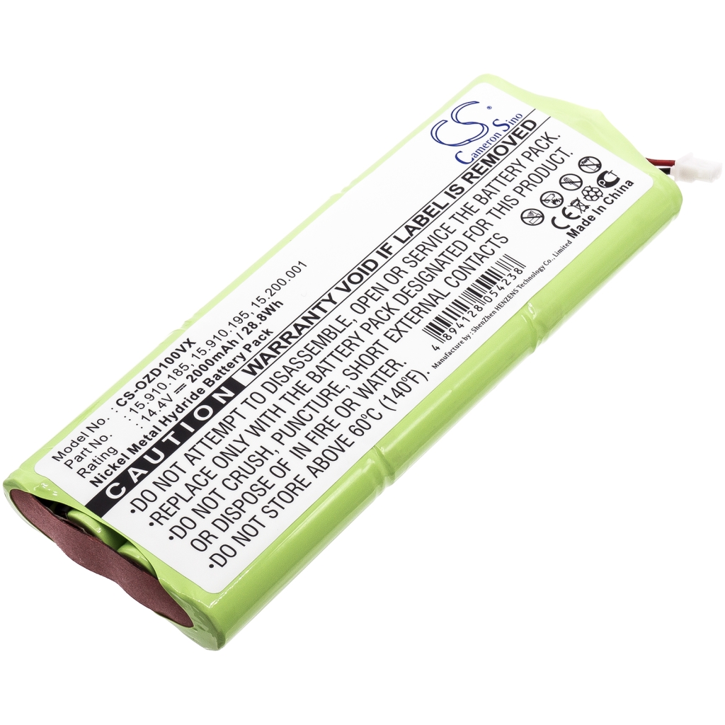 Sostituzione della batteria compatibile per Ozroll 15.200.001,15.910.185,15.910.195