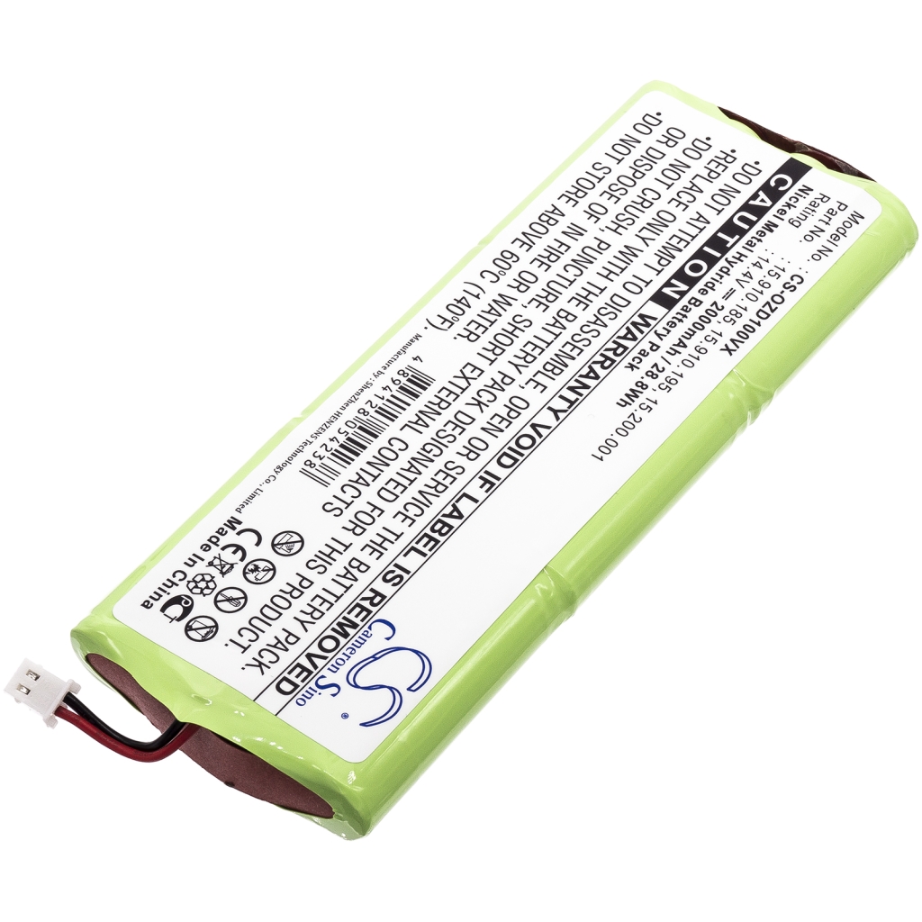 Sostituzione della batteria compatibile per Ozroll 15.200.001,15.910.185,15.910.195