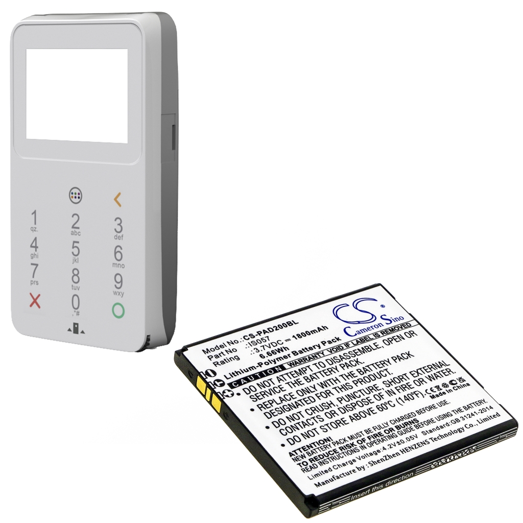 Terminale di pagamento Batteria Pax myPOS D200 (CS-PAD200BL)