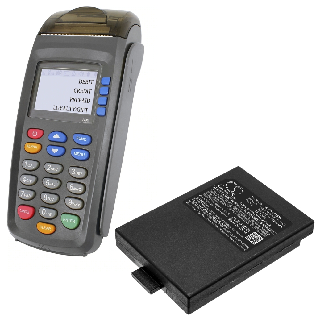 Payment Terminal Battery Pax CS-PAS910BL