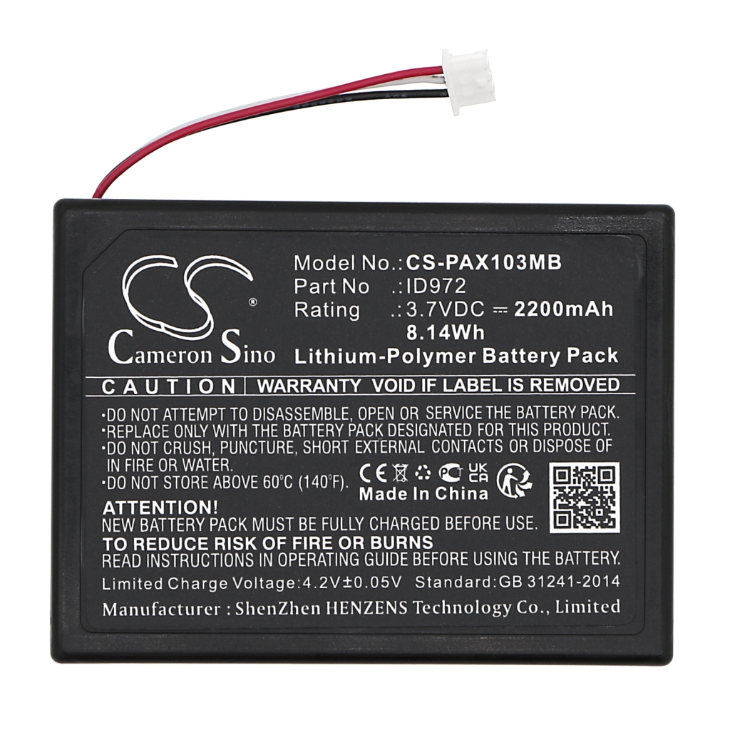 Batteria del telefono cellulare Panasonic CS-PAX103MB