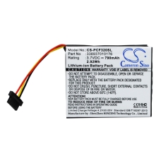 Compatible battery replacement for Pioneer 338937010176