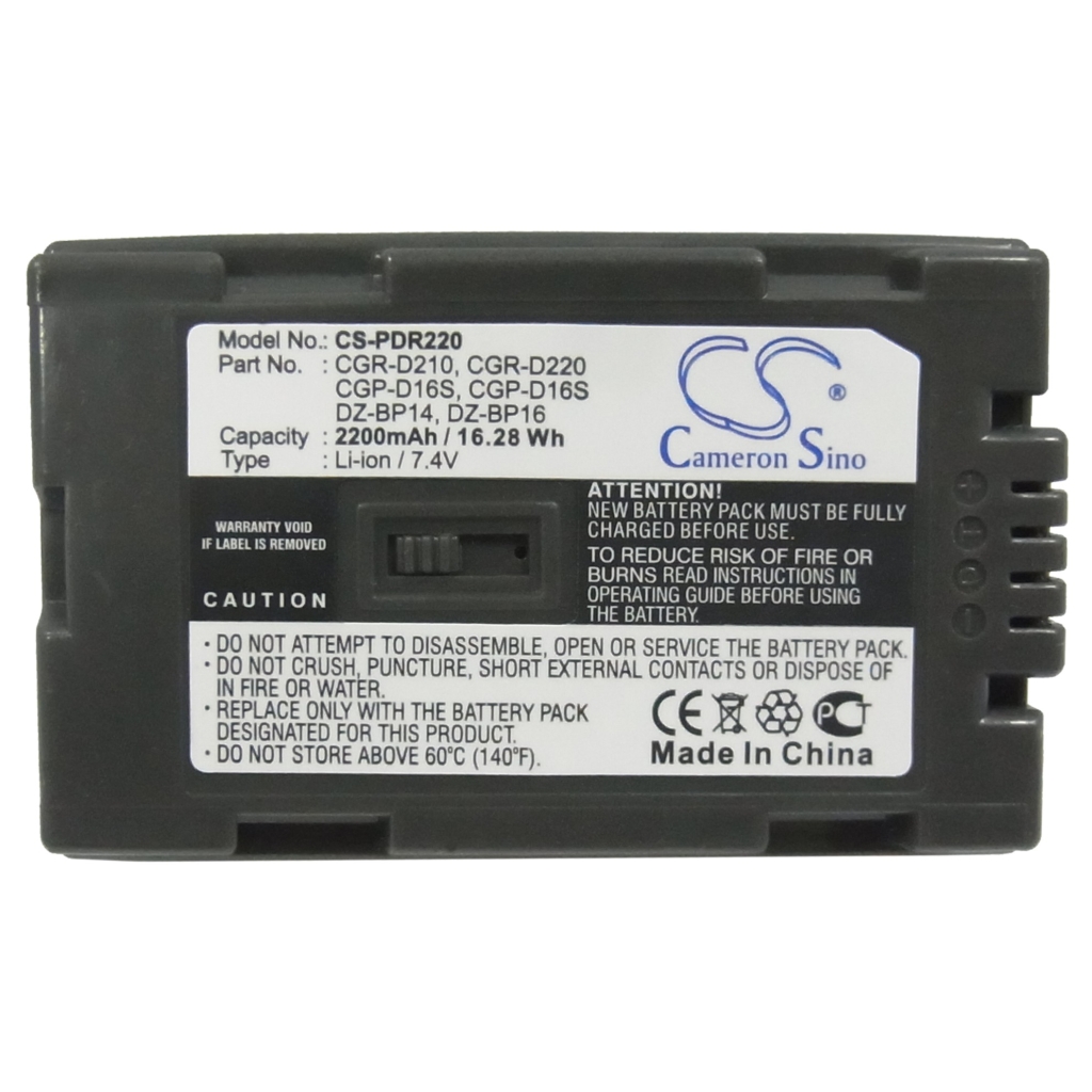 Batteria della fotocamera Panasonic PV-DV800K