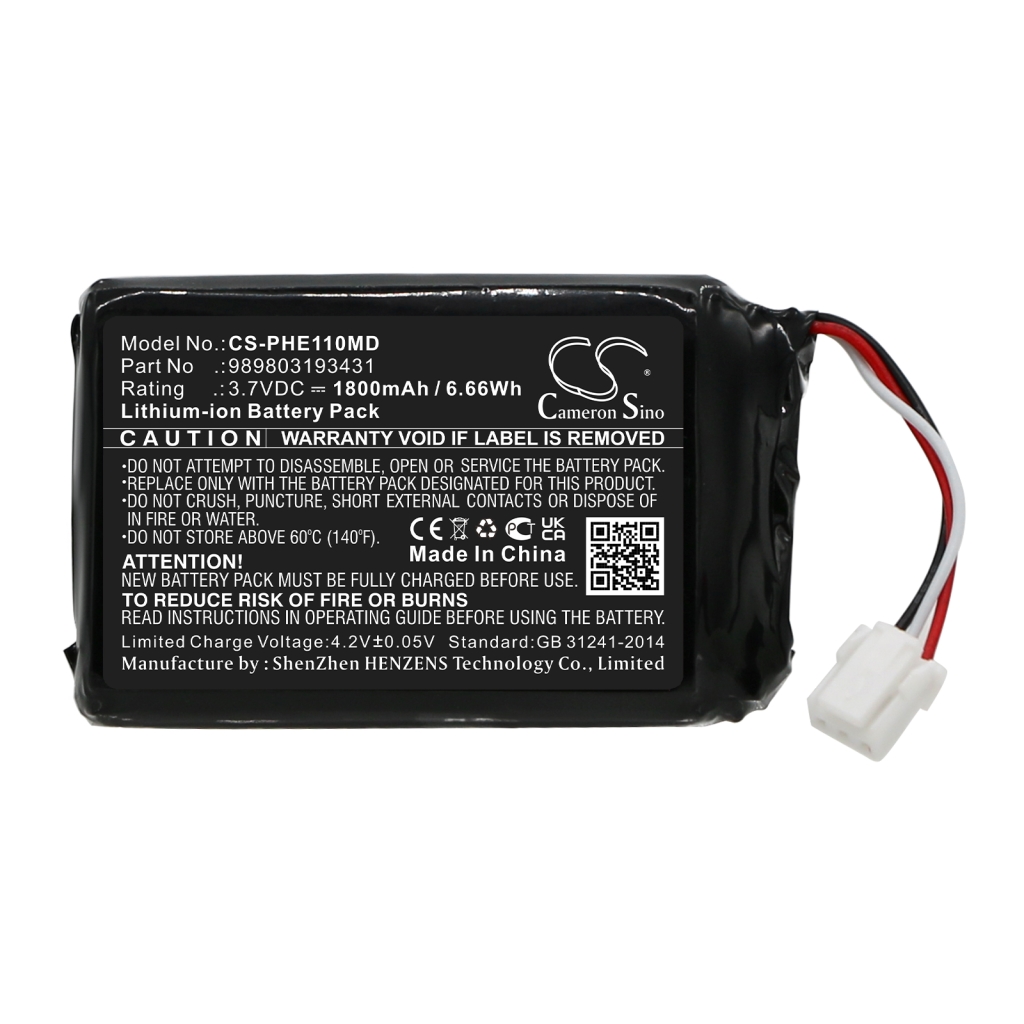 Batterie Sostituisce 989803193431